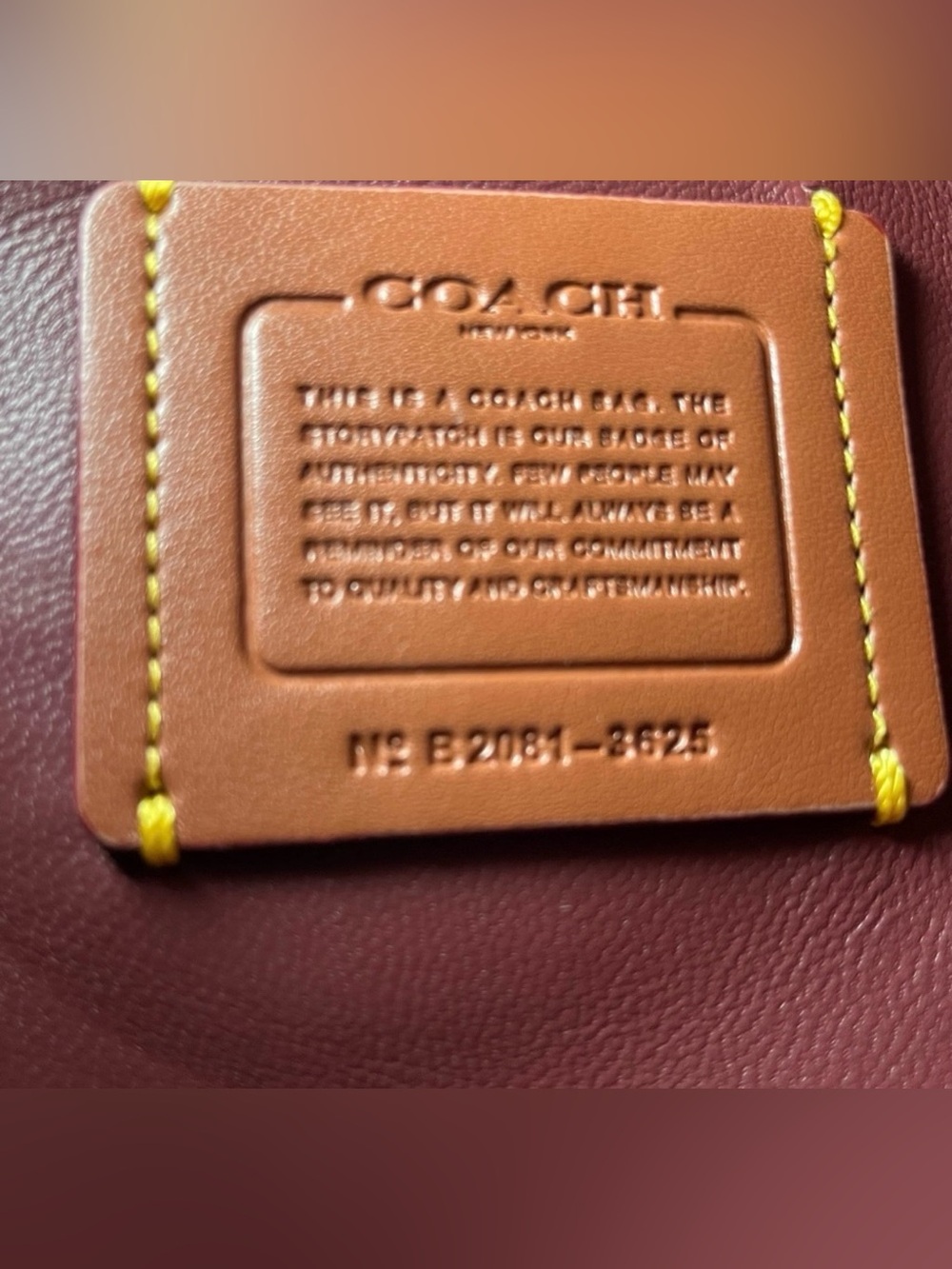 LIKE NEW Coach Riley Top Handle 22 mango - Picture 7 of 12